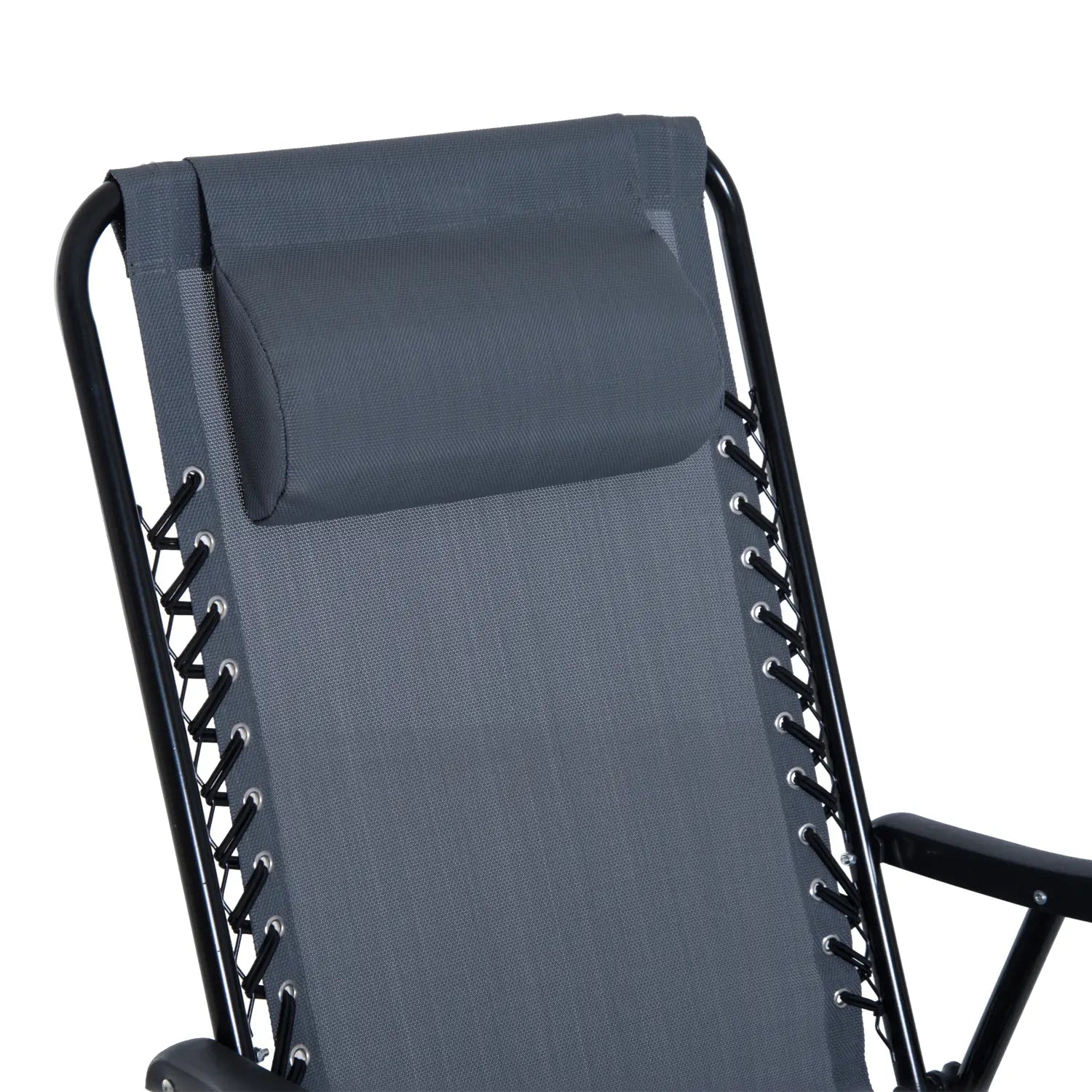 3pc Patio Rocking Chair Set, Folding Outdoor Chairs, Table, Grey Outdoor Rocking Chairs at Gallery Canada
