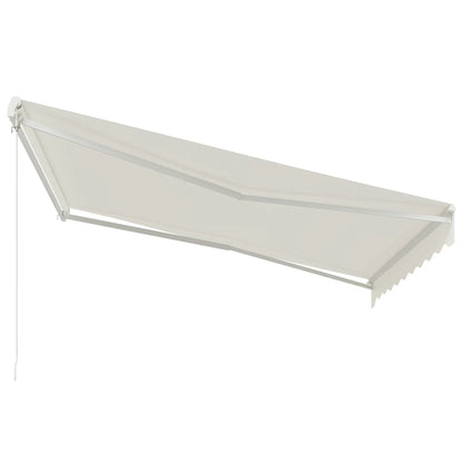 12'x10' Electric Retractable Awning, UV Protection, Cream Deck Awnings Cream at Gallery Canada