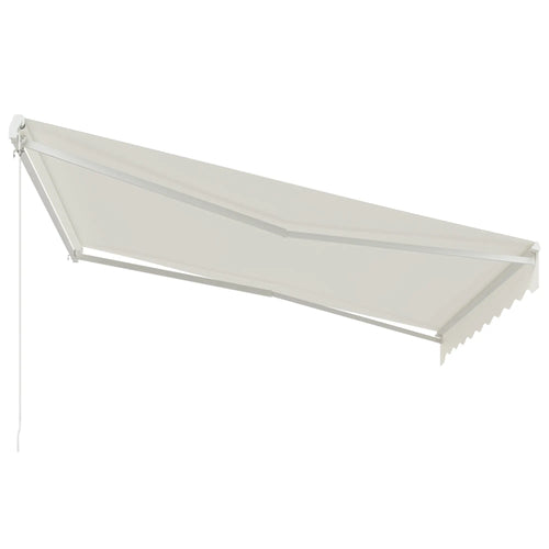 12'x10' Electric Retractable Awning, UV Protection, Cream