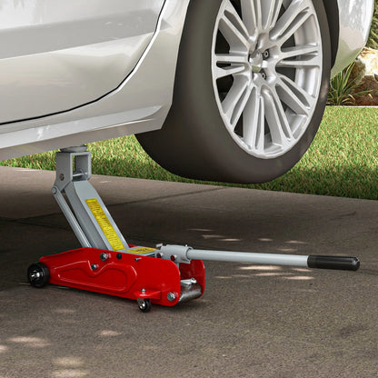 Hydraulic Racing Floor Jack, 4.7"-11.8" Lifting Range, 2 Ton Capacity, Red Automotive at Gallery Canada
