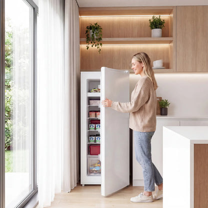 7.0 Cu.Ft Upright Freezer with 6 Adjustable Shelves, White Small Kitchen Appliances at Gallery Canada