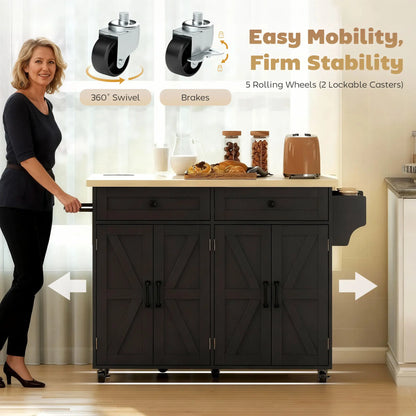 Kitchen Island With Storage, Rolling Cart, Charging Station, Drop Leaf Kitchen Islands & Kitchen Carts at Gallery Canada