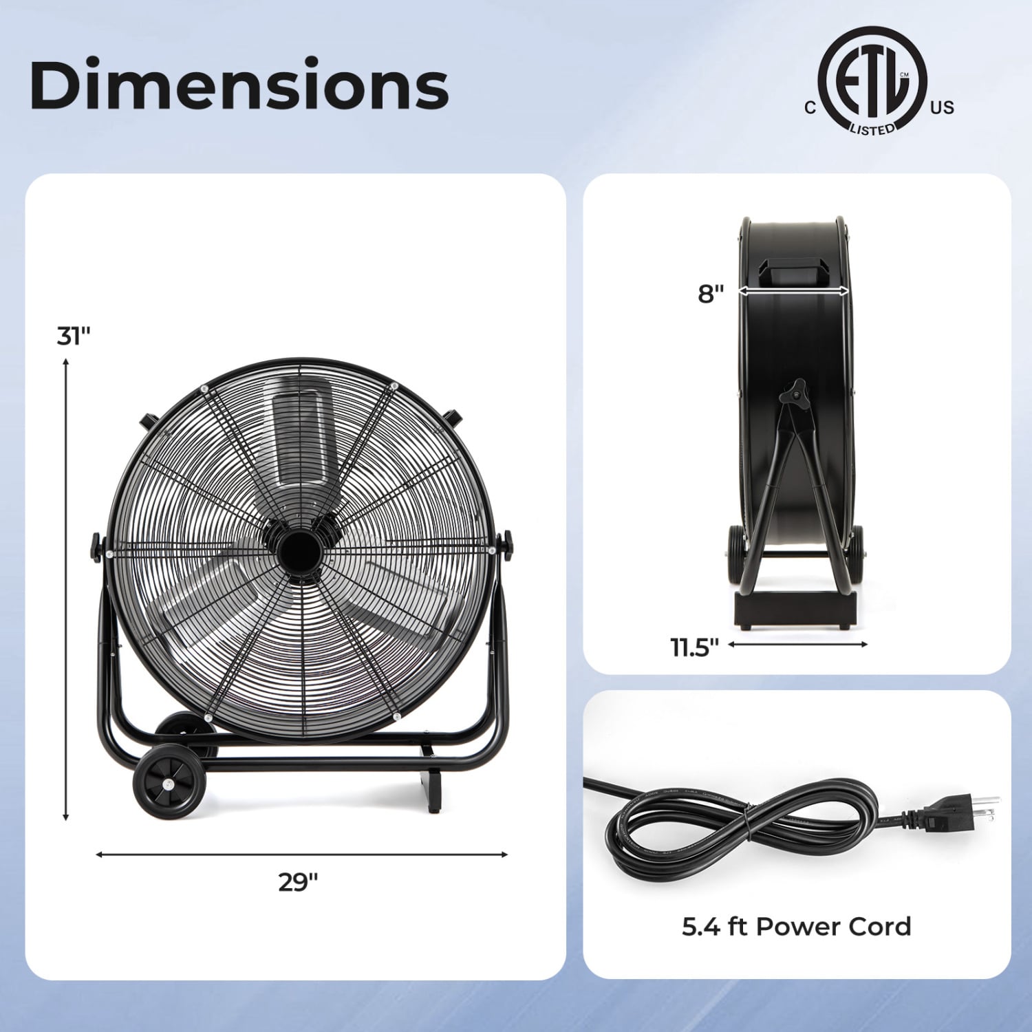 Industrial Dehumidifier And Drum Fan Bundle, Garage Warehouse Climate Control Climate Control Appliances at Gallery Canada
