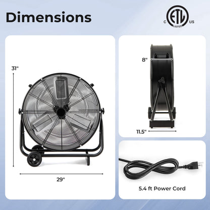 Industrial Dehumidifier And Drum Fan Bundle, Garage Warehouse Climate Control Climate Control Appliances at Gallery Canada