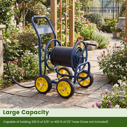 Garden Hose Reel Cart, 330 Ft, 3/4 Inch or 5/8 Inch, Blue Watering & Irrigation at Gallery Canada