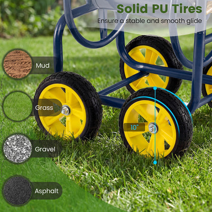 Garden Hose Reel Cart, 330 Ft, 3/4 Inch or 5/8 Inch, Blue Watering & Irrigation at Gallery Canada