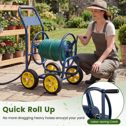 Garden Hose Reel Cart, 330 Ft, 3/4 Inch or 5/8 Inch, Blue Watering & Irrigation at Gallery Canada