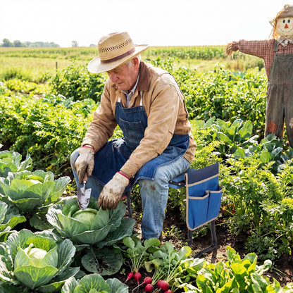 Folding Garden Kneeler And Seat, Blue Garden Tools at Gallery Canada