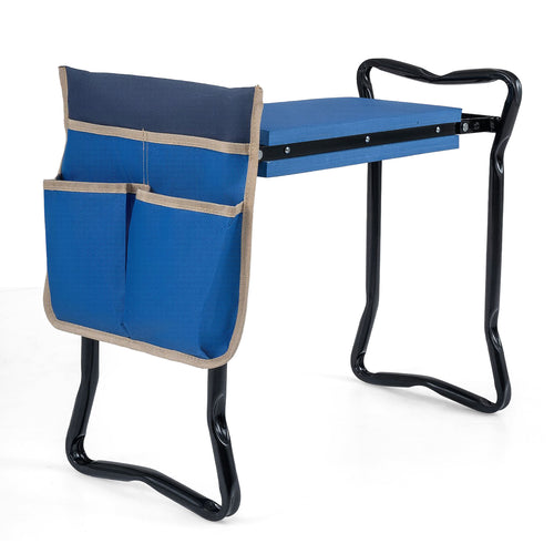 Folding Garden Kneeler And Seat, Blue