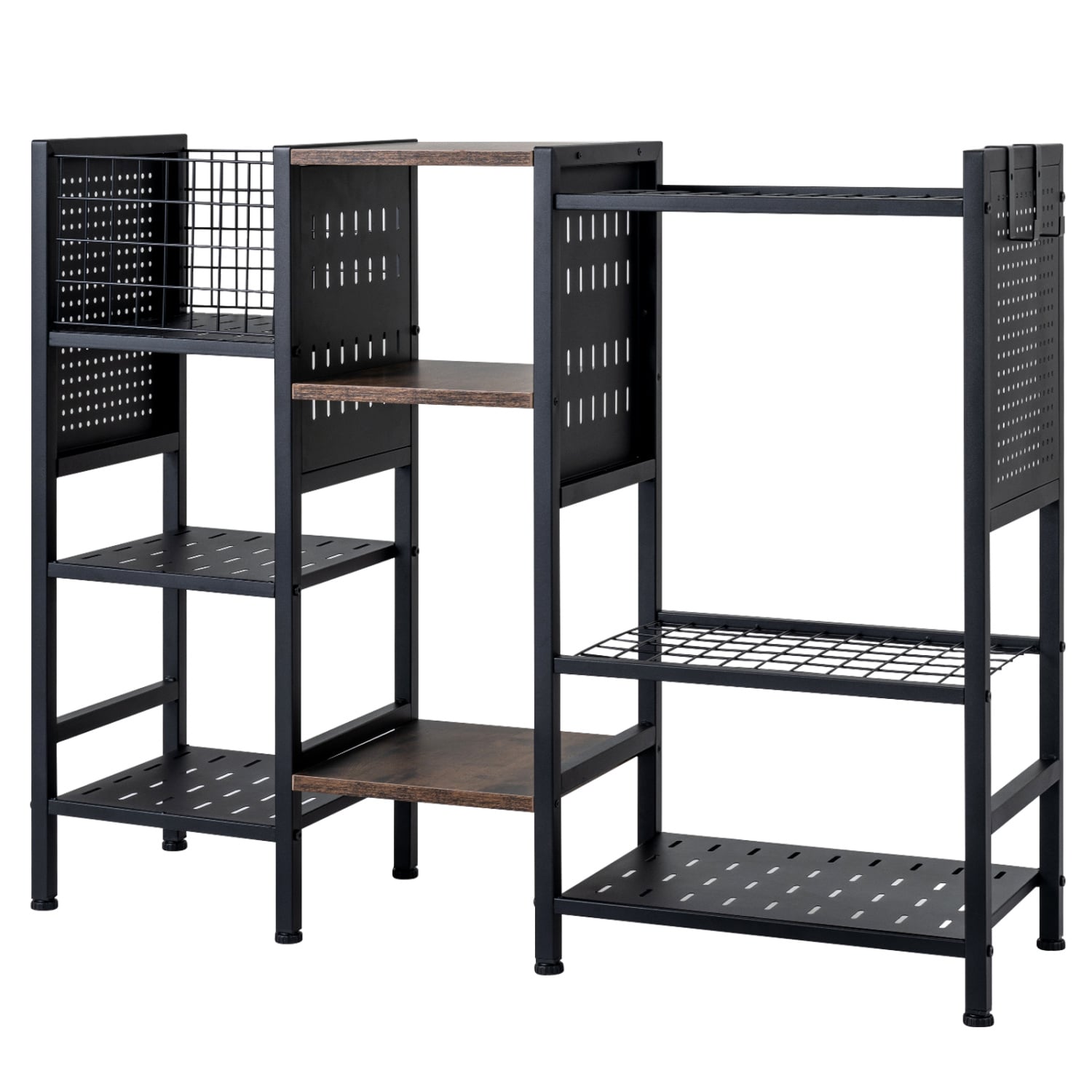 Garden Tool Organizer With Wooden Shelves, Black Sheds & Outdoor Storage at Gallery Canada