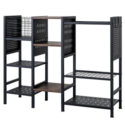 Garden Tool Organizer With Wooden Shelves, Black Sheds & Outdoor Storage at Gallery Canada