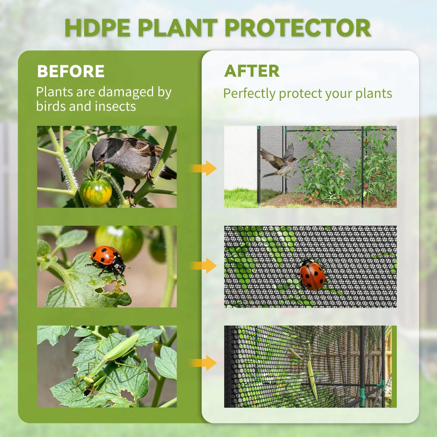 Plant Protection Cage With Zippered Door, Black Crop Cage at Gallery Canada