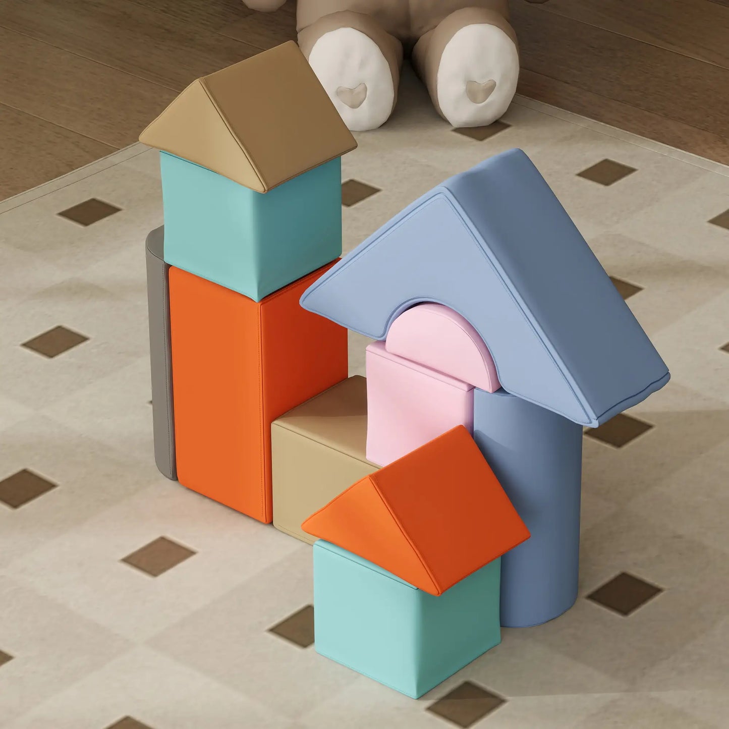 11 Piece Soft Play Equipment, 6-72 Months, Light Colour Baby Gym & Playmats at Gallery Canada