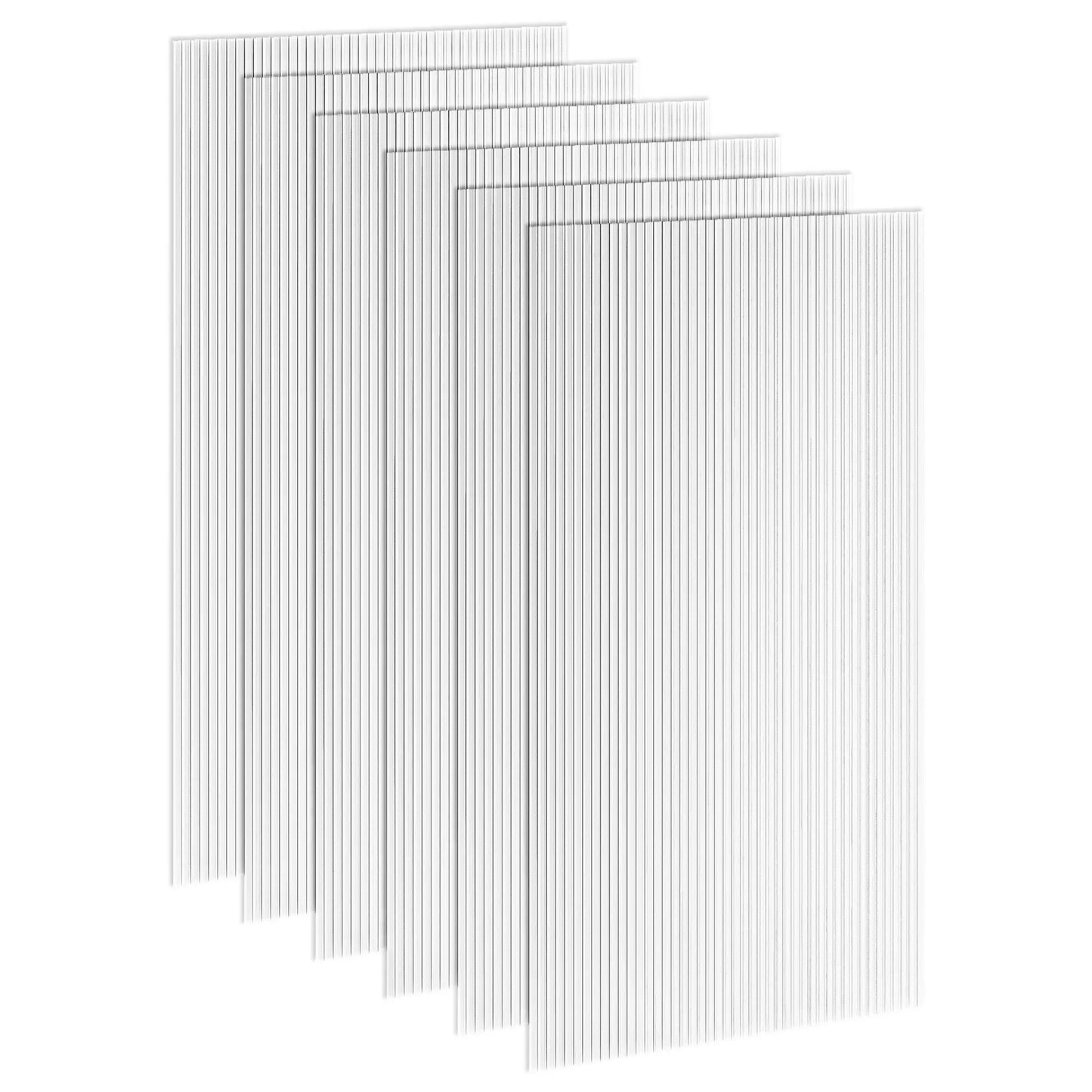 UV Protected Twin-Wall Greenhouse Panels, 47.2" x 23.6", 6 Pack, Clear Greenhouses at Gallery Canada