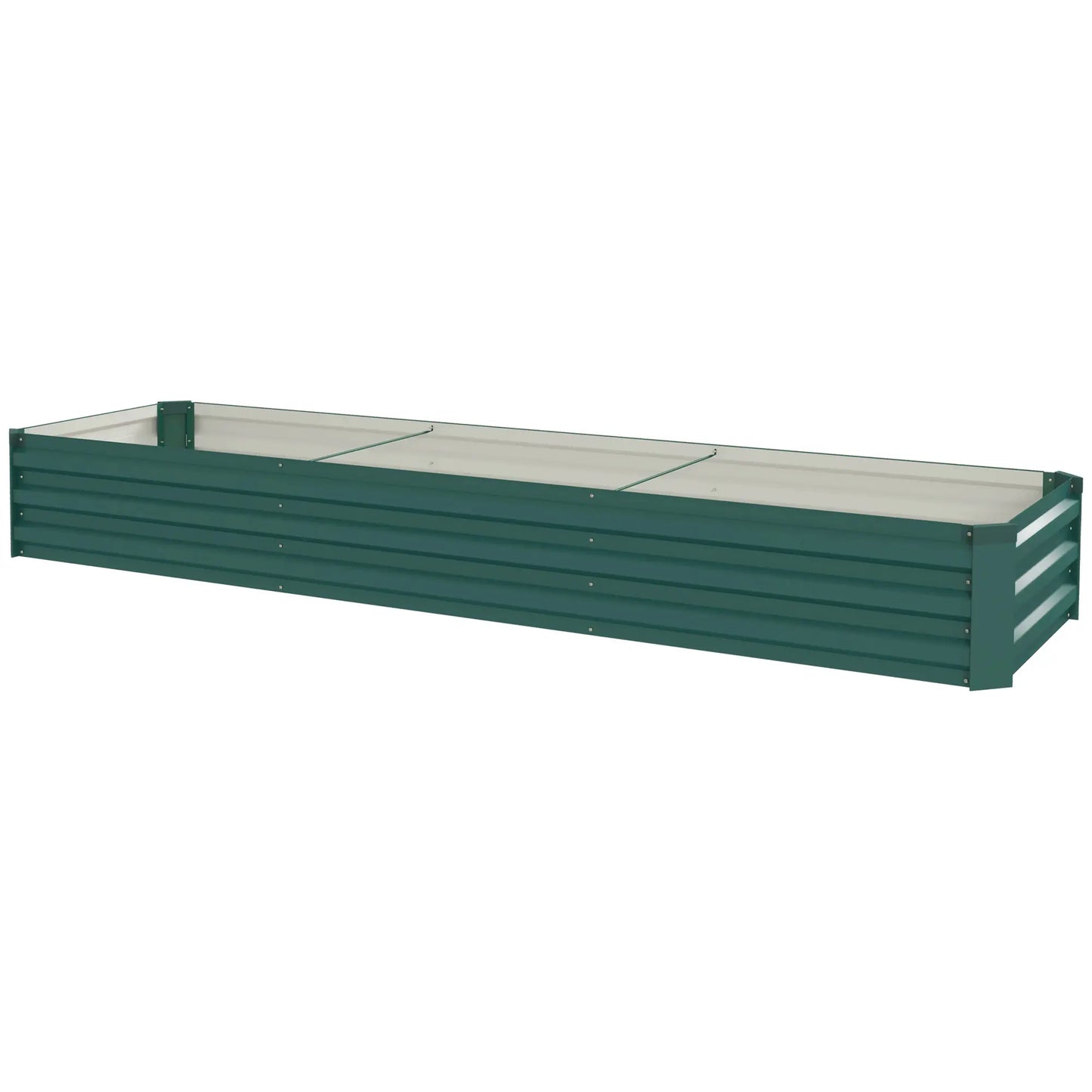 8'x2'x1' Galvanized Raised Bed, Elevated Planter Box, Green Raised Garden Beds Green at Gallery Canada
