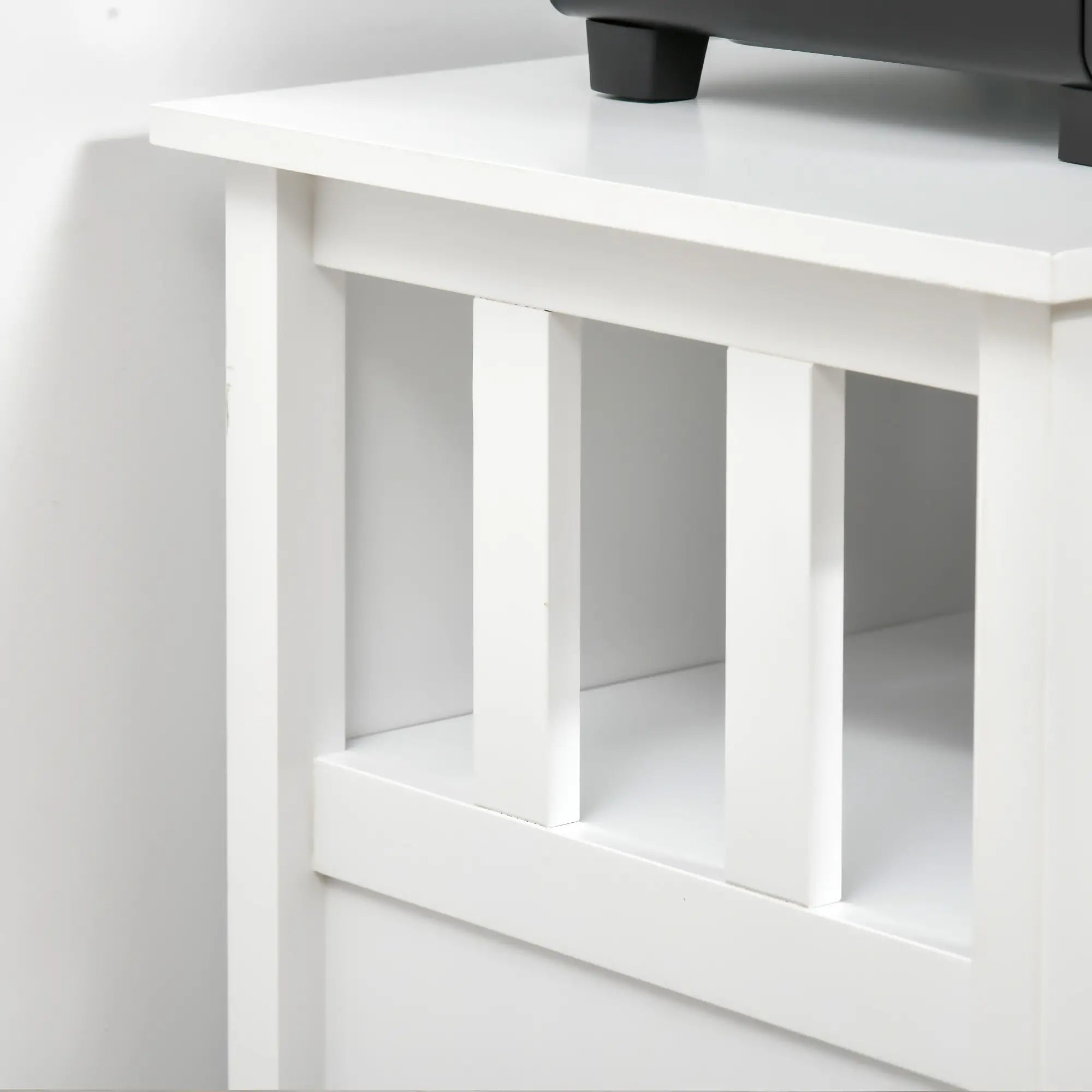 Sideboard Buffet Cabinet, 2 Doors, Adjustable Shelves, Kitchen Dining, White Bar Cabinets at Gallery Canada