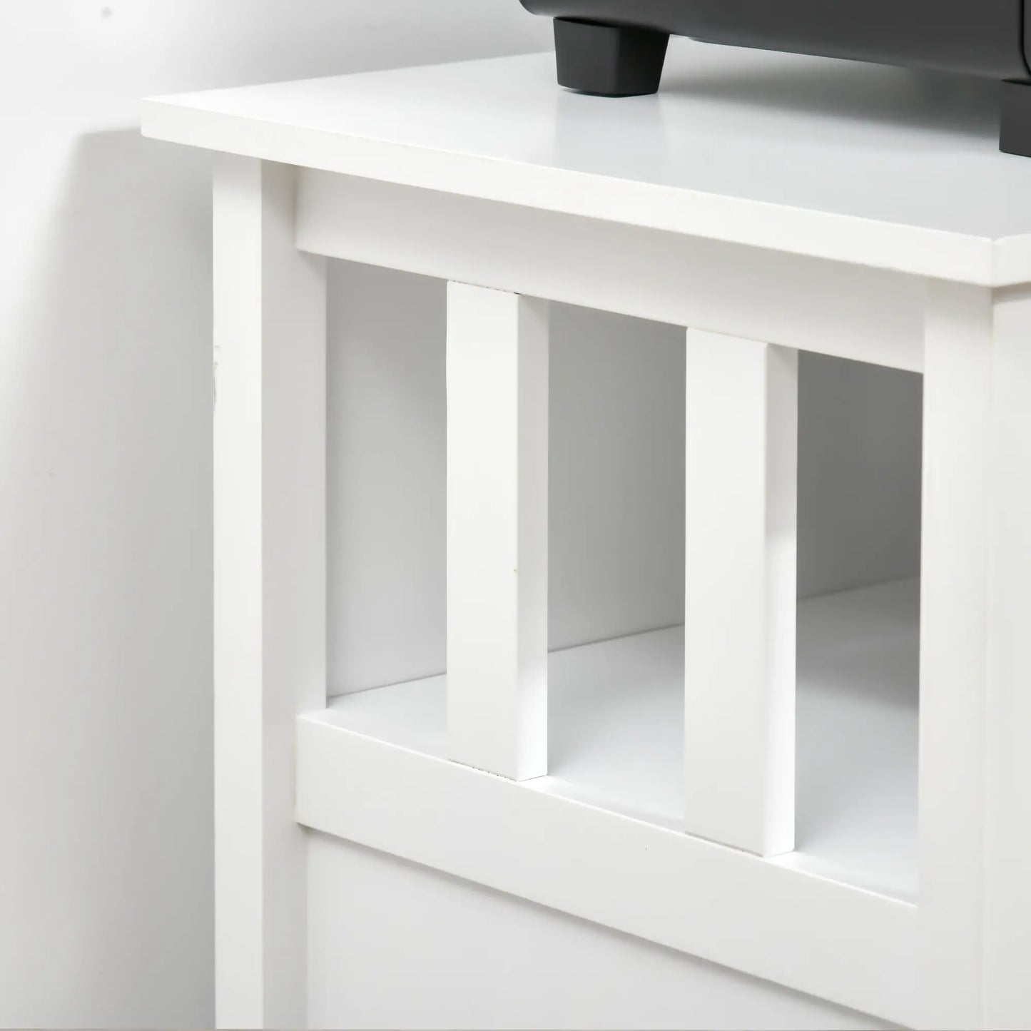 Sideboard Buffet Cabinet, 2 Doors, Adjustable Shelves, Kitchen Dining, White Bar Cabinets at Gallery Canada