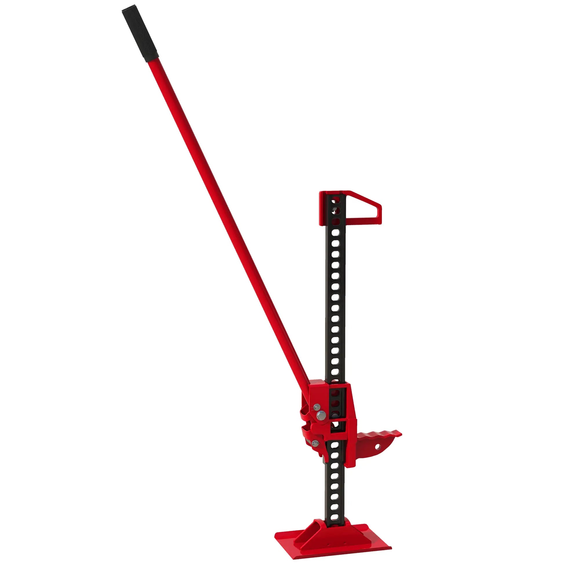 3 Tonne 6600 lb Farm Jack, 48 Inch High Lift, Red Automotive Red at Gallery Canada
