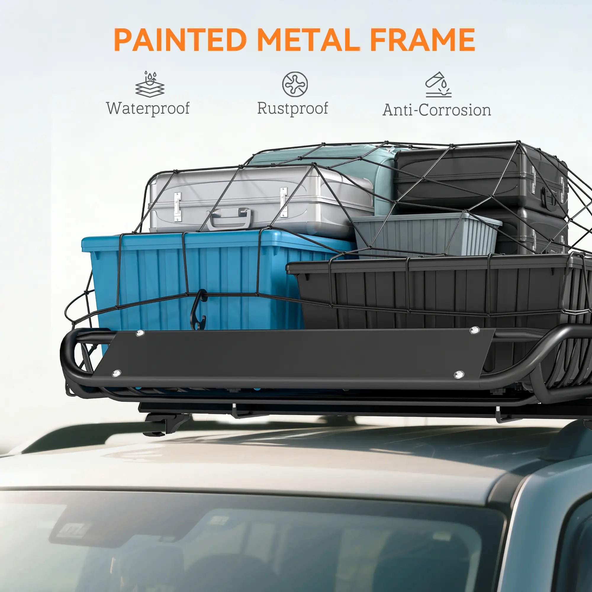 Heavy Duty Roof Rack Cargo Basket, 46