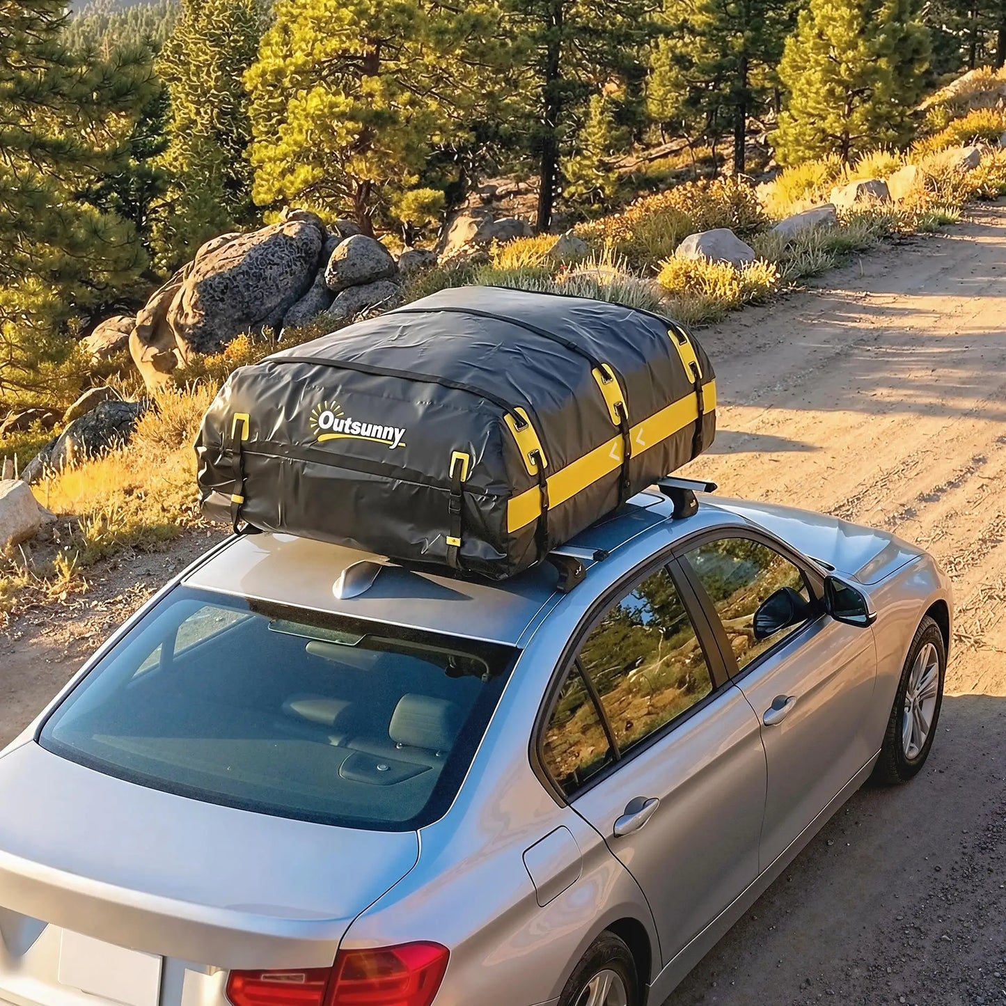 Rooftop Cargo Carrier, 21 Cubic Feet, Waterproof Soft-Shell Storage Bag, Yellow Automotive at Gallery Canada