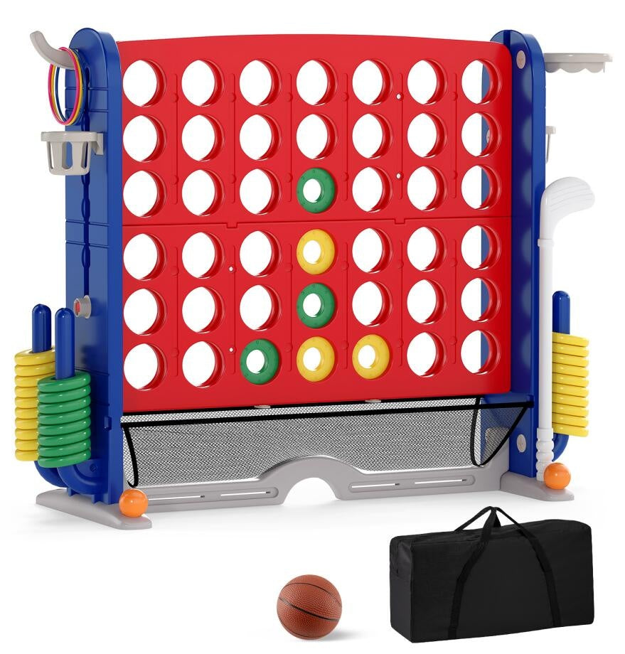 Giant 4-in-a-Row Game Set Jumbo 4-to-Score, Red Lawn Games Red at Gallery Canada