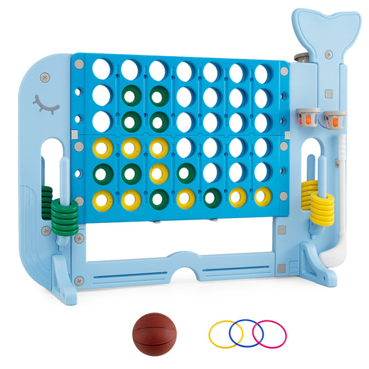 Jumbo Connect Four Game Set, With Ring Toss, Blue Lawn Games Blue at Gallery Canada