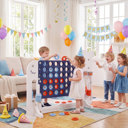 Giant 4-To-Score Game Set, Jumbo Connect Four With Ring-Toss, Navy Lawn Games at Gallery Canada