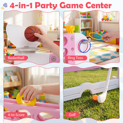 Ensemble de jeu géant 4 à la suite, Jumbo 4 en ligne, Rose
