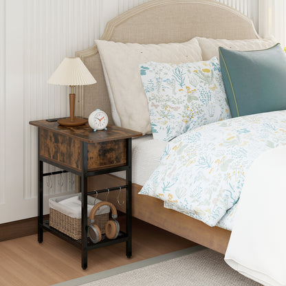 End Table With Charging Station, USB Ports, Flip Top End & Side Tables at Gallery Canada