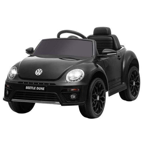 Volkswagen Beetle Licensed 12V Electric Car, Remote Control, Black