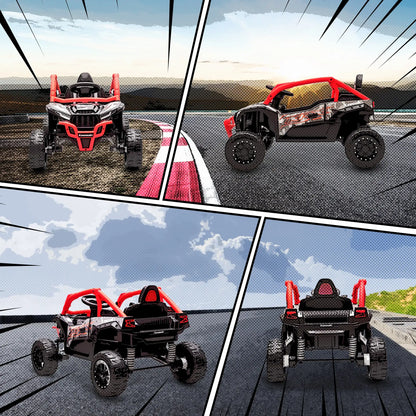 12V Ride On Truck, KAWASAKI TERYX KRX 2WD Kids Electric Car, Red Electric Toy Cars at Gallery Canada