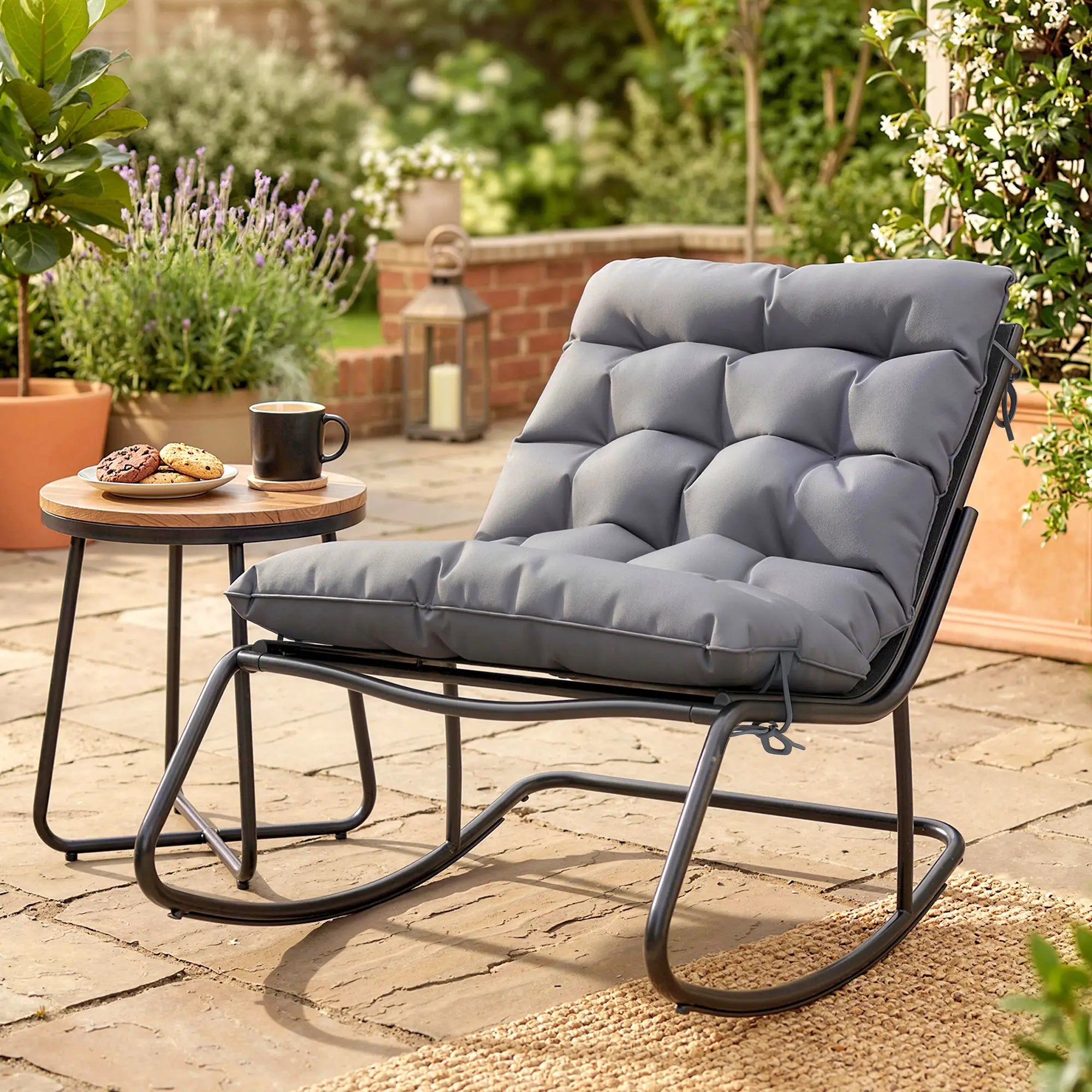 Oversized Rocking Patio Chair, 25