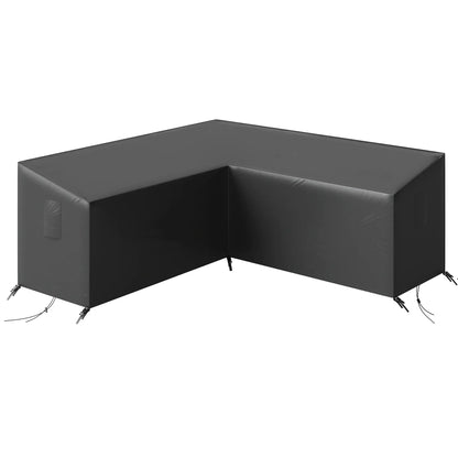 V-Shaped Patio Furniture Cover, Waterproof, 85" x 85", Black Patio Furniture Covers at Gallery Canada