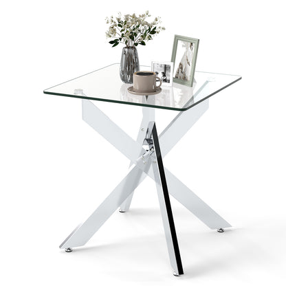 Glass Side Table Square End Table End & Side Tables at Gallery Canada