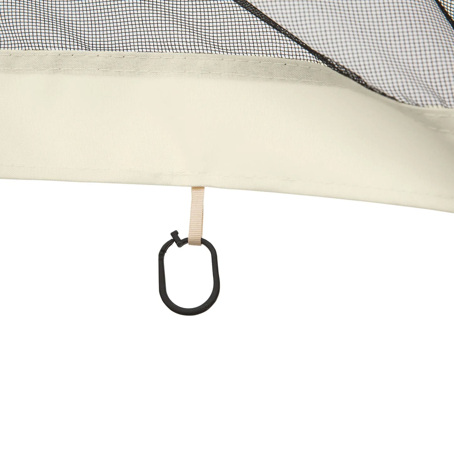 Mosquito Netting for Gazebo, 10' x 12', Cream White, Black Gazebo Sidewalls at Gallery Canada