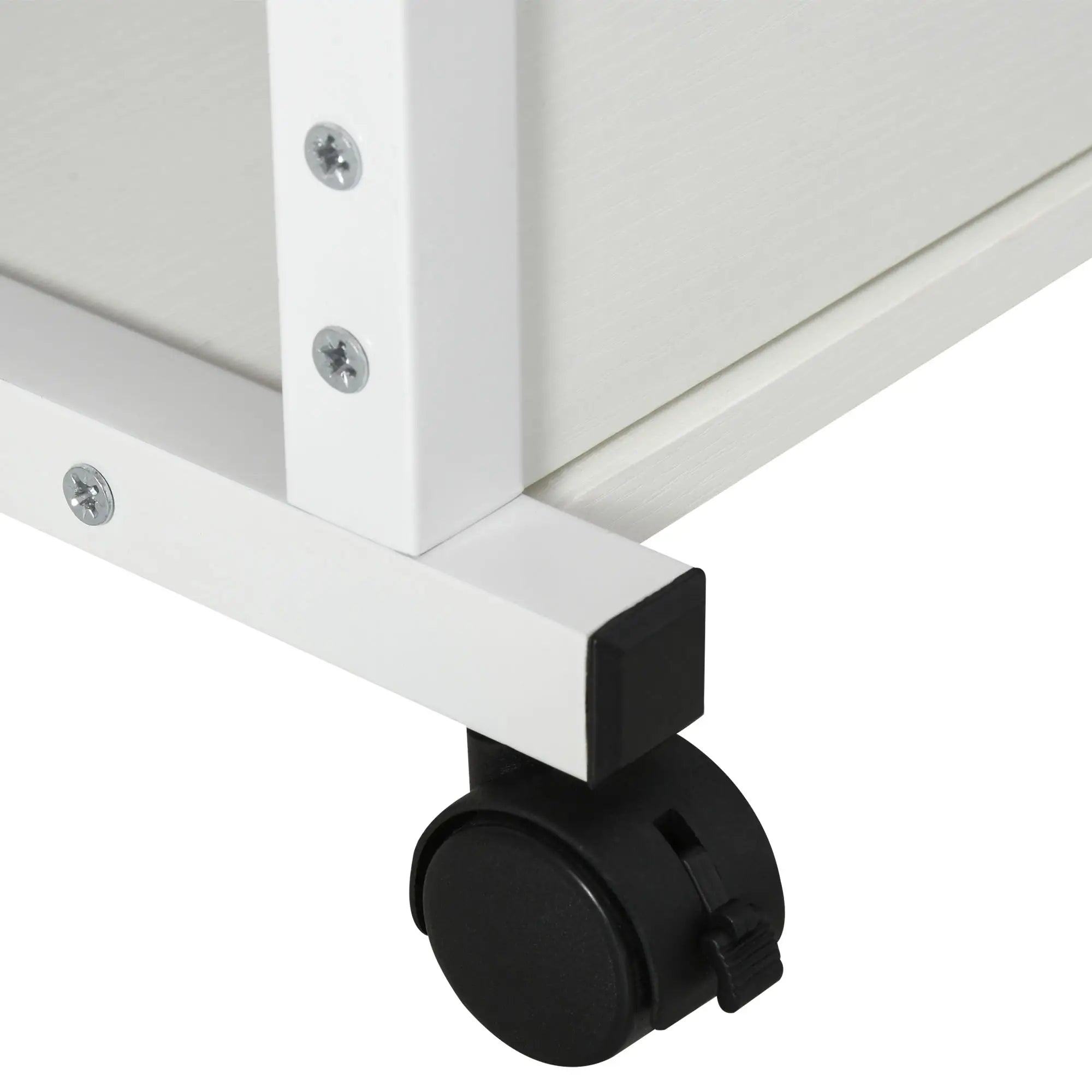 Mobile Standing Desk, Adjustable Height 31.5 inch, White Side Tables at Gallery Canada