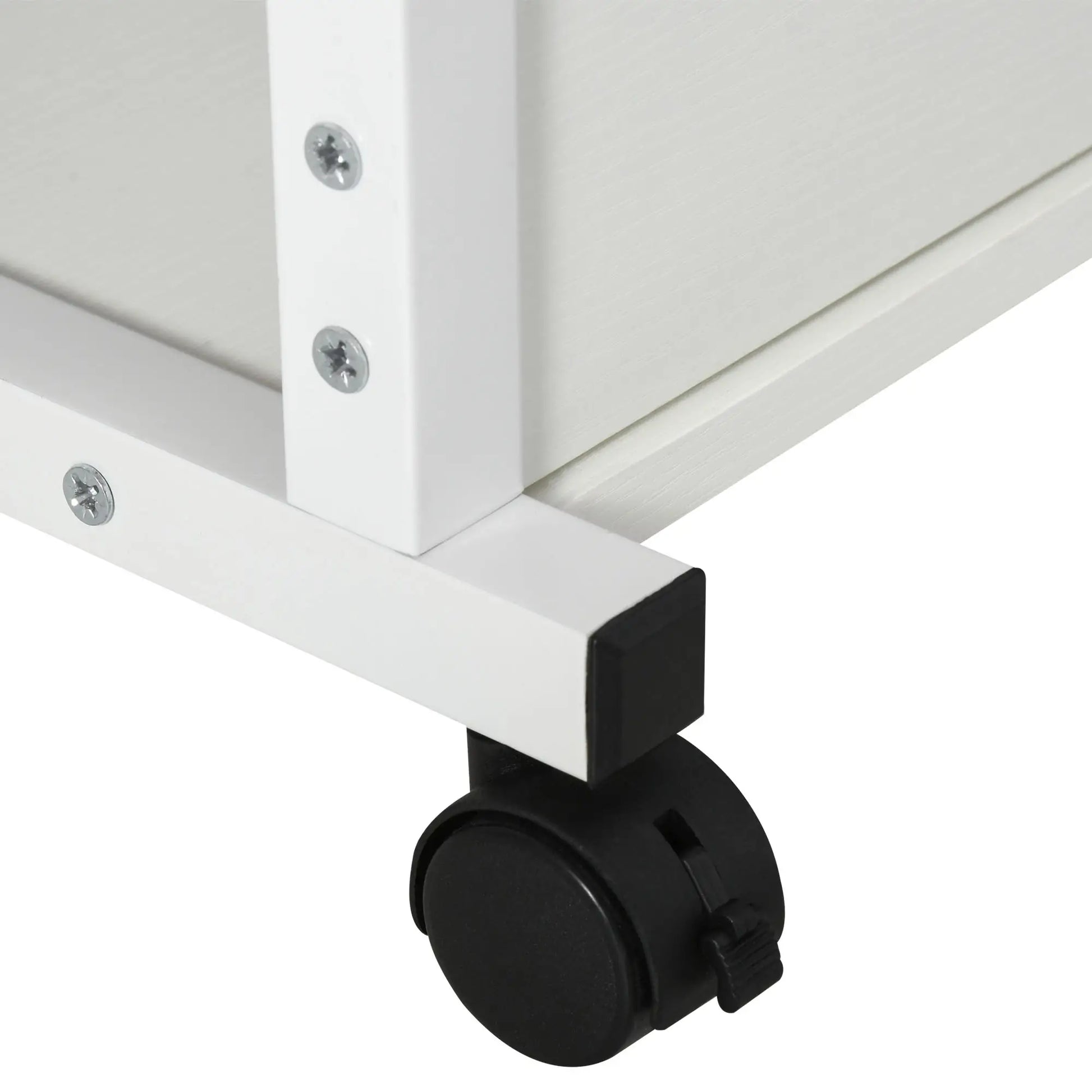 Mobile Standing Desk, Adjustable Height 31.5 inch, White Side Tables at Gallery Canada