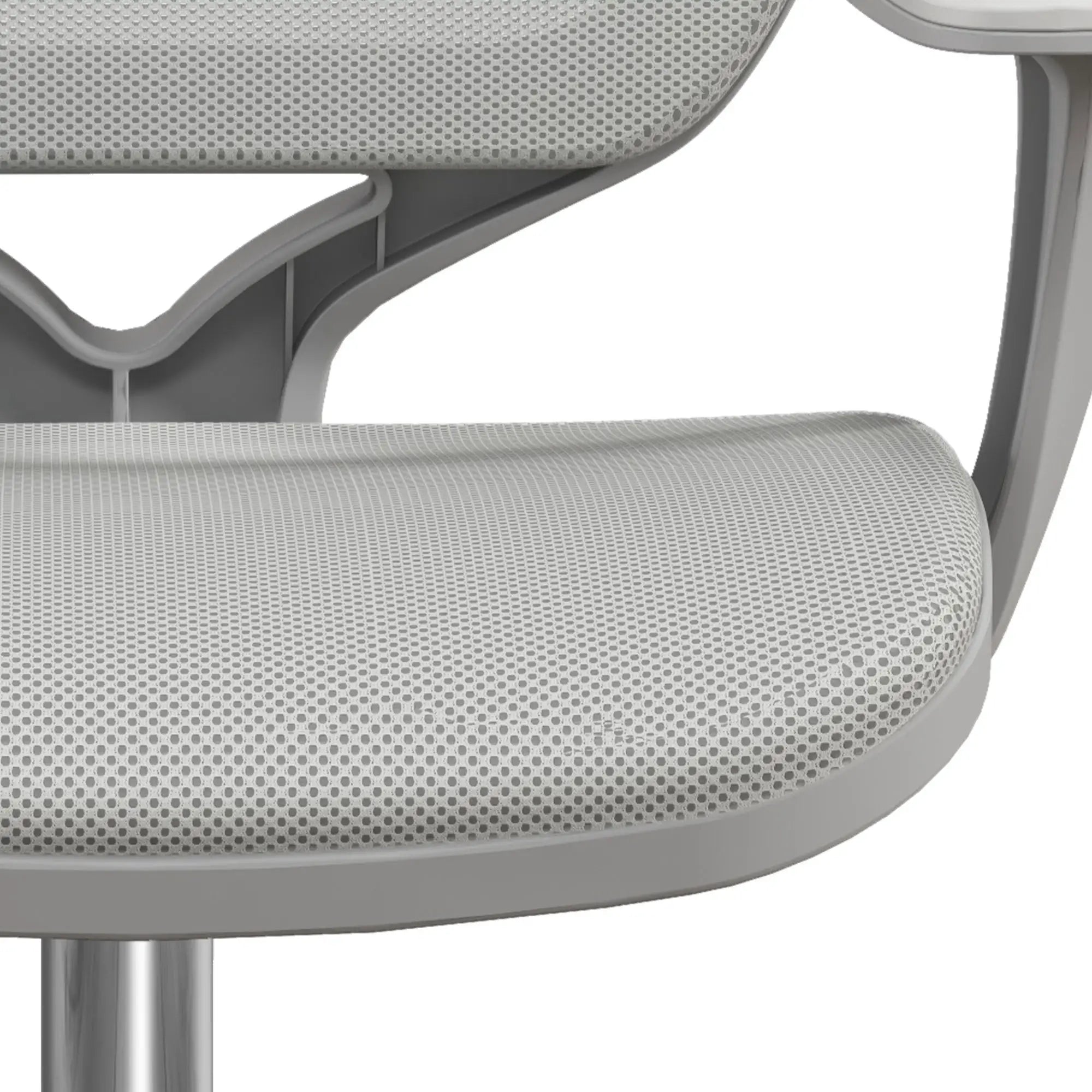 Mesh Back Office Chair, Swivel Castors, Arm, Grey Office Chairs at Gallery Canada