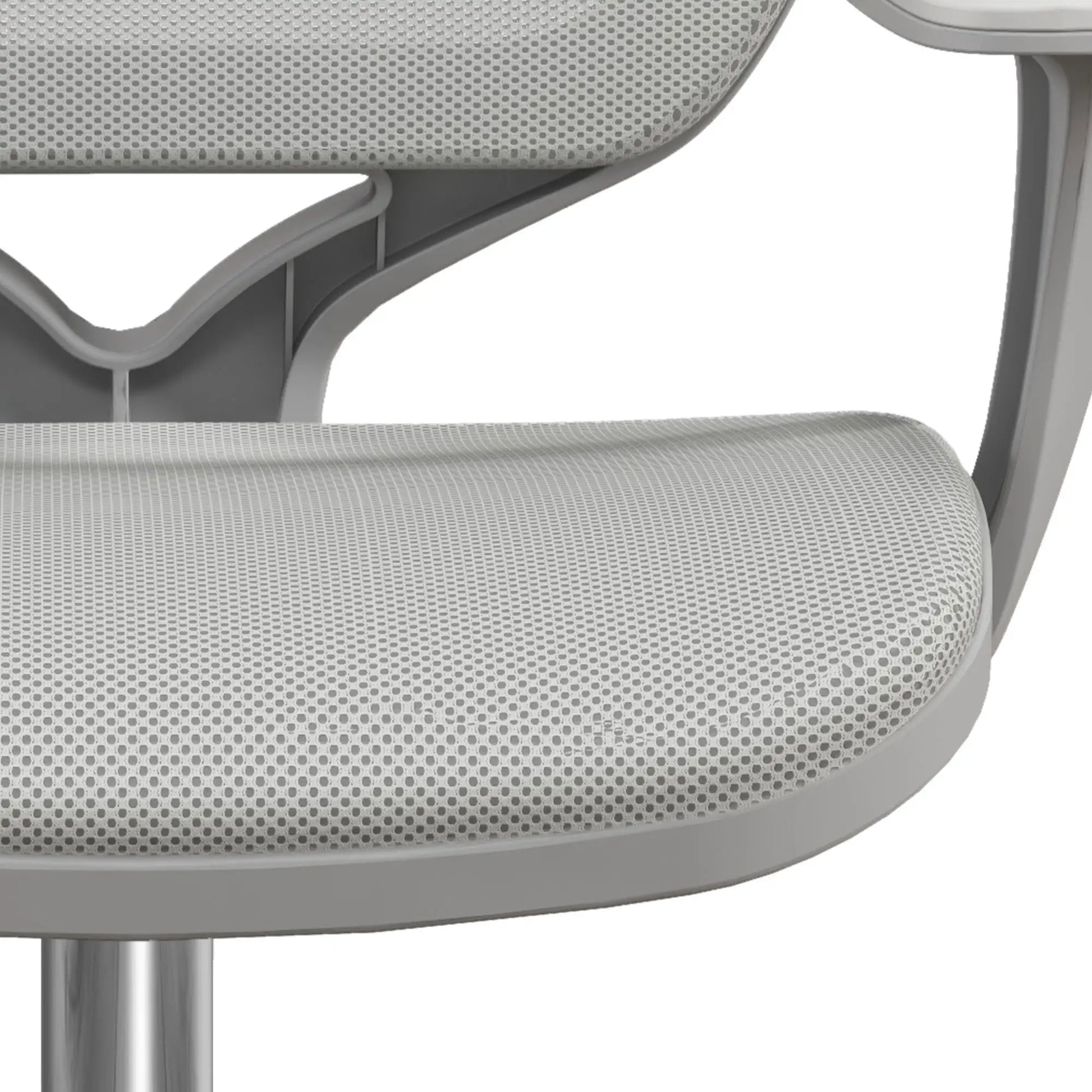Mesh Back Office Chair, Swivel Castors, Arm, Grey Office Chairs at Gallery Canada