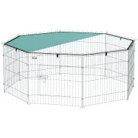 Enclos pour animaux de compagnie pliable avec couvercle supérieur, enclos pour chien portable et robuste