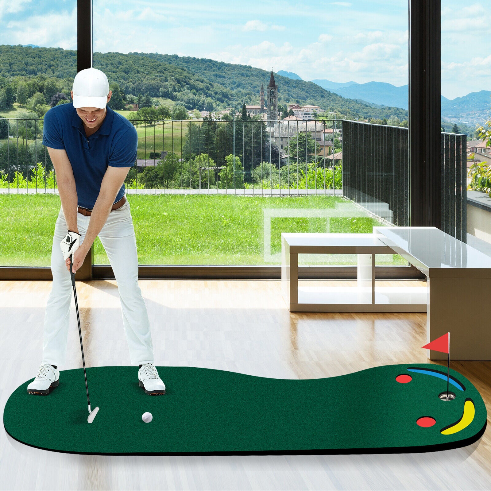 Golf Putting Green Set, Indoor Outdoor, Green Golf at Gallery Canada