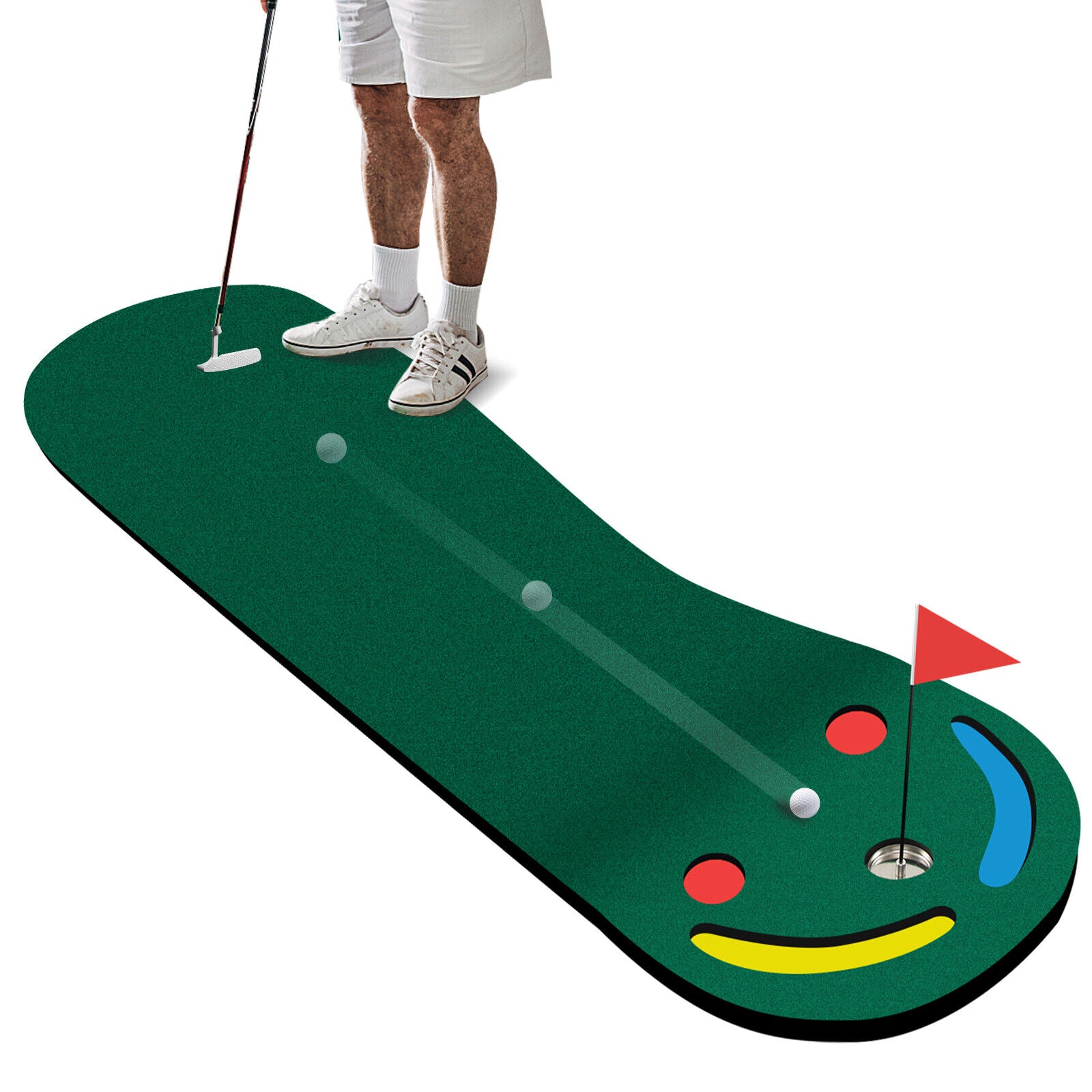 Golf Putting Green Set, Indoor Outdoor, Green Golf Green at Gallery Canada