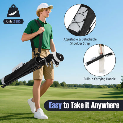 Golf Stand Bag Lightweight Golf Bag for The Driving Range, Gray Golf at Gallery Canada