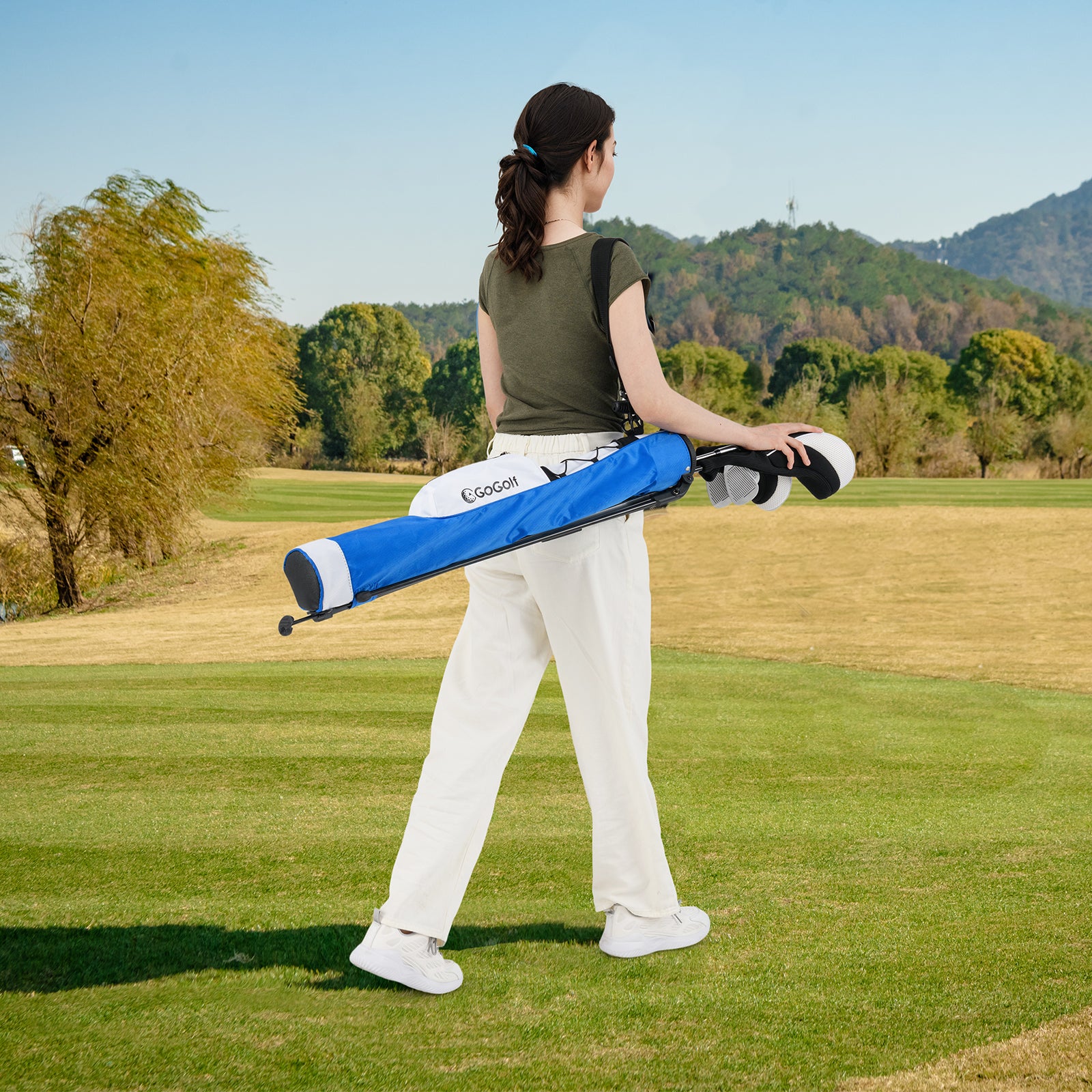 Golf Stand Bag Lightweight Golf Bag for The Driving Range, White Golf at Gallery Canada