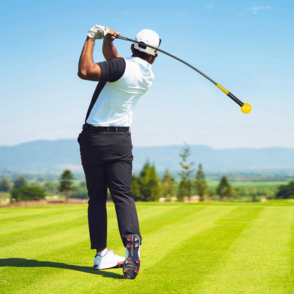 Golf Swing Trainer Aid 47inch/40inch/31.5inch Warm-up Practice Stick with Weighted Head for Grip, Yellow Golf at Gallery Canada