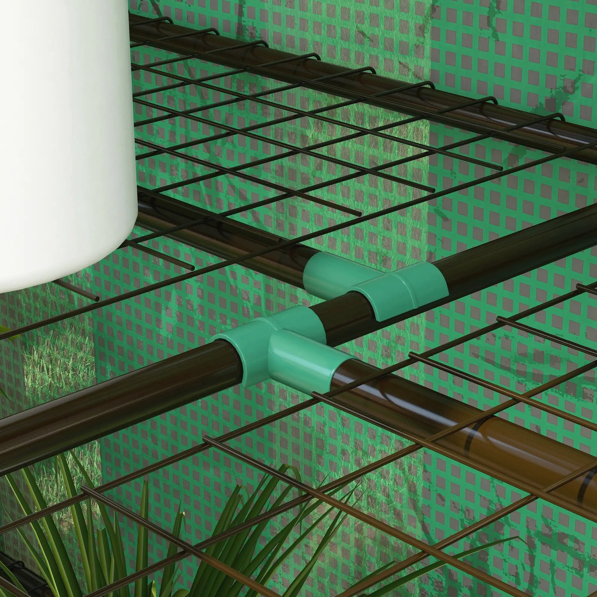 Portable Mini Greenhouse, 3 Tier Shelves, Reinforced PE Cover, 56.3" x 18.1" x 59.4" Greenhouses at Gallery Canada