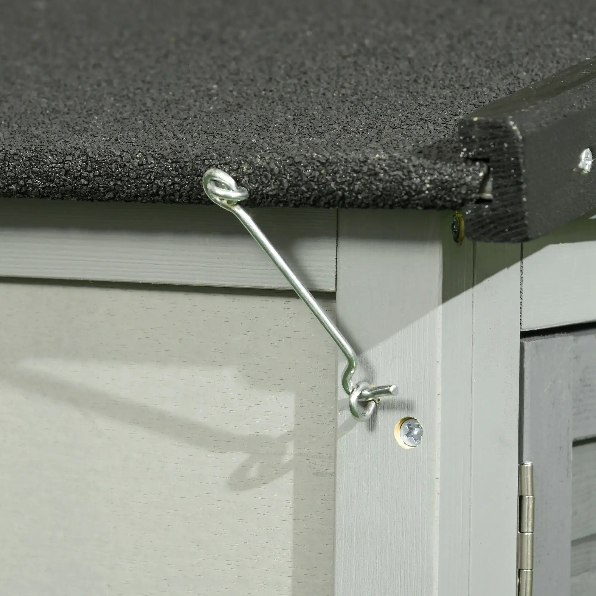 Wood Rabbit Hutch With Ramp, Openable Roof, Pull Out Tray, Light Grey Rabbit Hutch at Gallery Canada