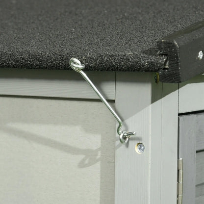 Wood Rabbit Hutch With Ramp, Openable Roof, Pull Out Tray, Light Grey Rabbit Hutch at Gallery Canada