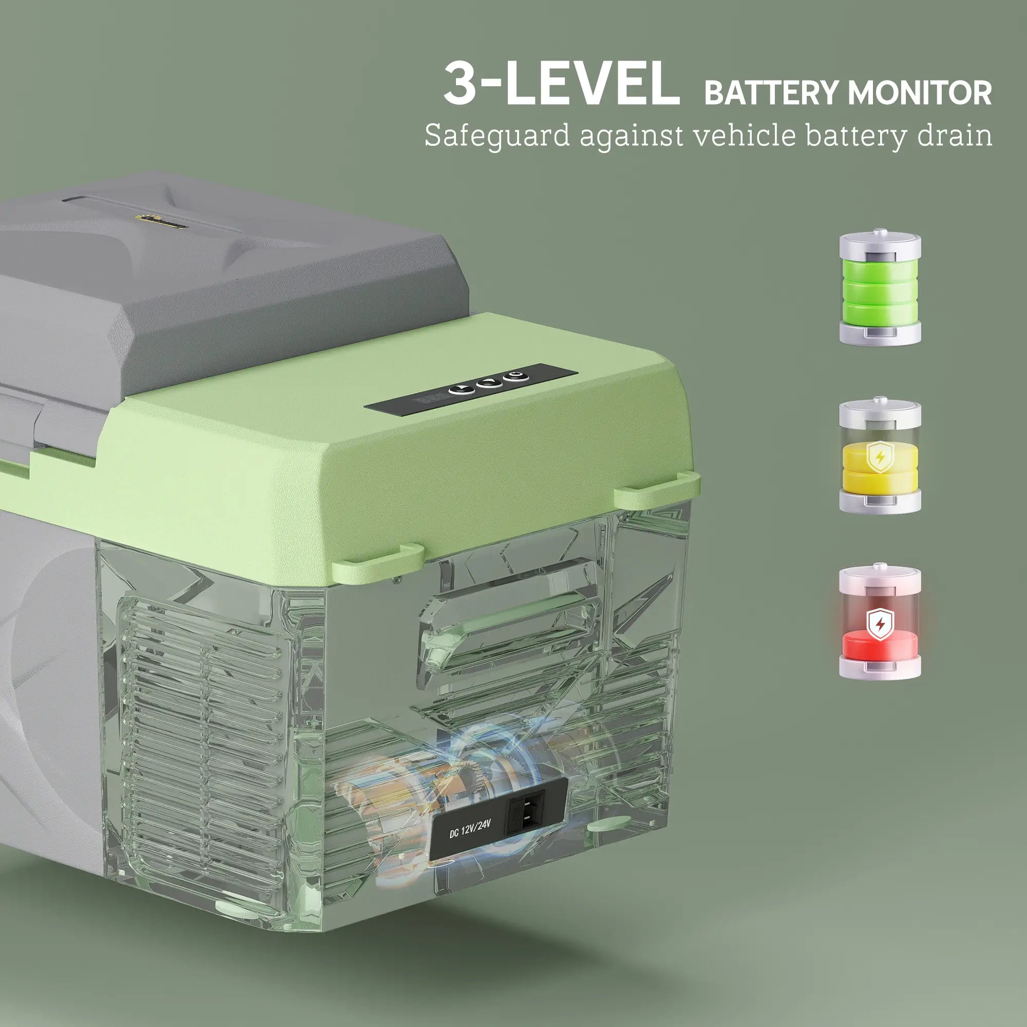 12QT Car Refrigerator, 12/24V DC, 110-240V AC, -68℉~68℉, Portable Cooler Car Coolers at Gallery Canada