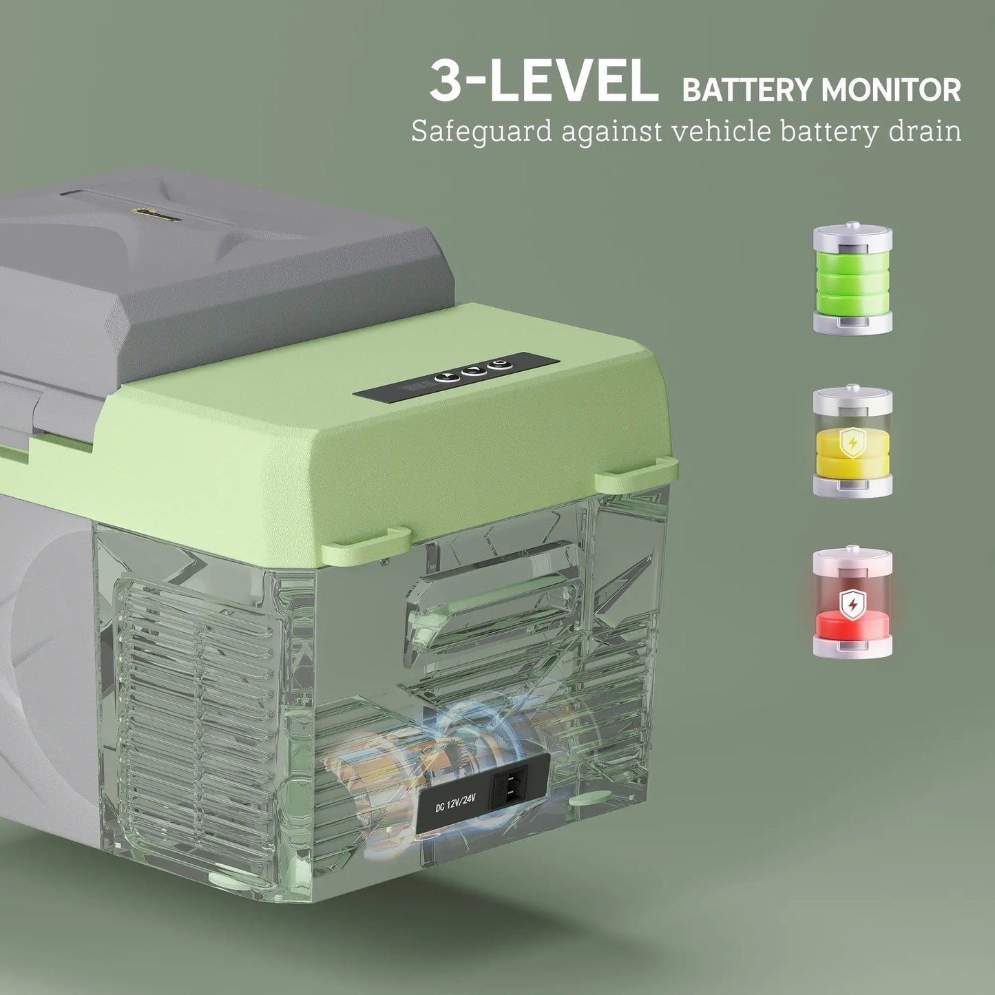 12QT Car Refrigerator, 12/24V DC, 110-240V AC, -68℉~68℉, Portable Cooler Car Coolers at Gallery Canada